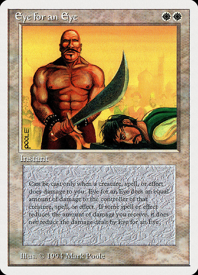 Olho por Olho / Eye for an Eye - Magic: The Gathering - MoxLand