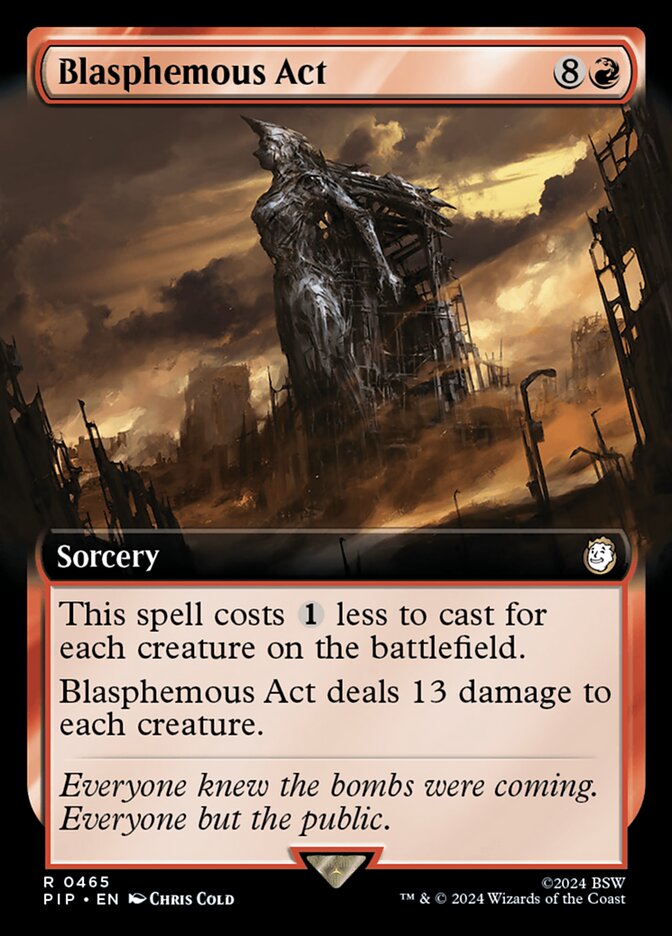 Ato Blasfemo / Blasphemous Act - Magic: The Gathering - MoxLand
