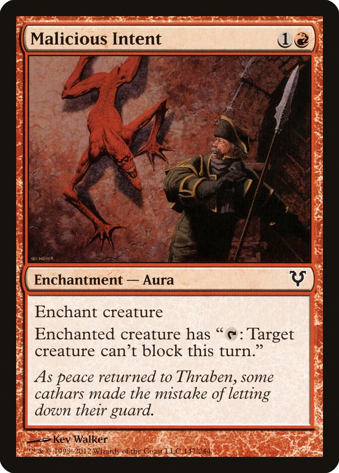 Más Intenções / Malicious Intent - Magic: The Gathering - MoxLand