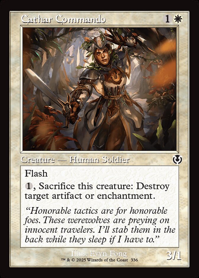 Comando Cátaro / Cathar Commando - Magic: The Gathering - MoxLand