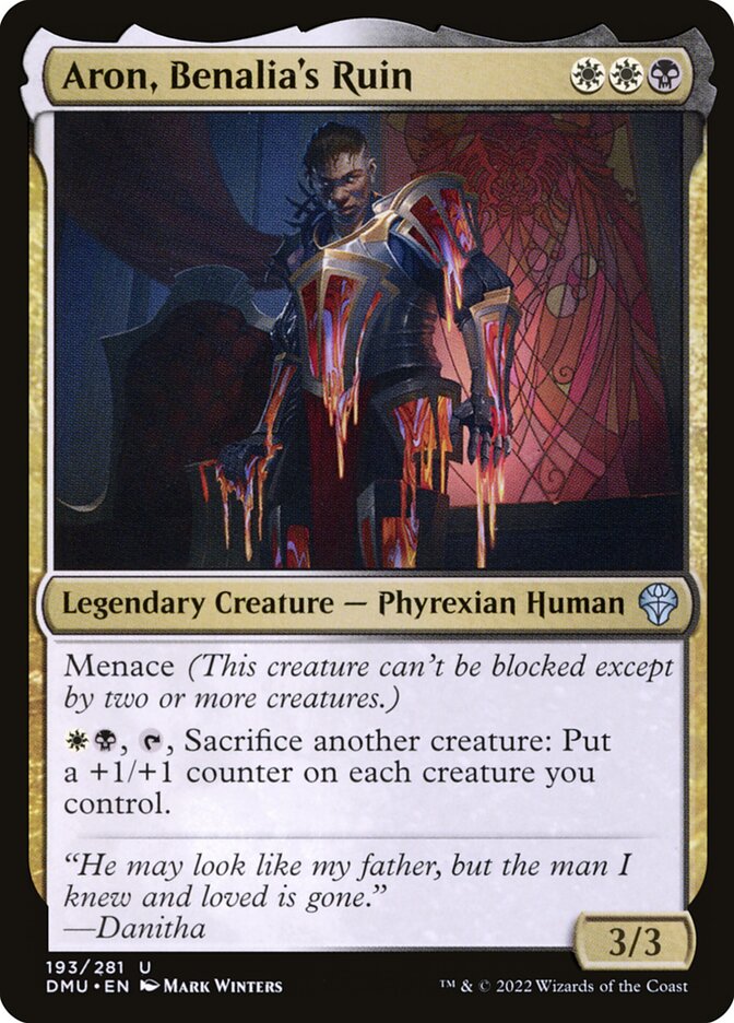 Aron, Ruína de Benália / Aron, Benalia's Ruin - Magic: The Gathering - MoxLand