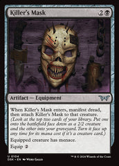 Máscara de Assassino / Killer's Mask - Magic: The Gathering - MoxLand