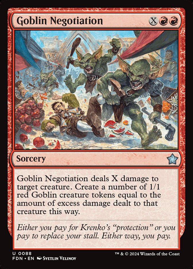 Negociação Goblin / Goblin Negotiation - Magic: The Gathering - MoxLand