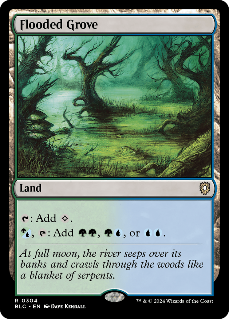 Bosque Alagado / Flooded Grove - Magic: The Gathering - MoxLand