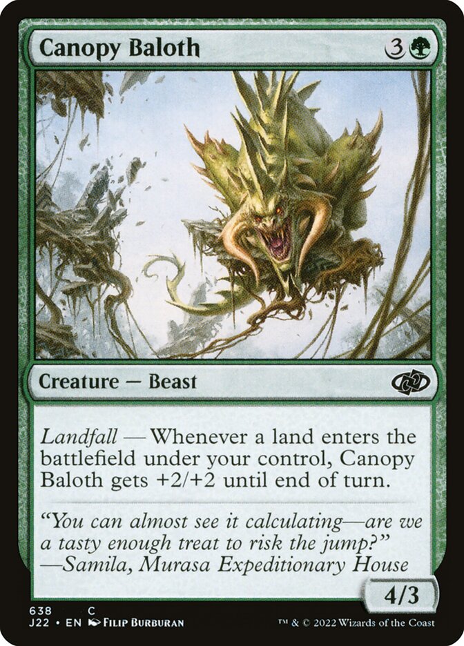 Baloth do Dossel / Canopy Baloth - Magic: The Gathering - MoxLand