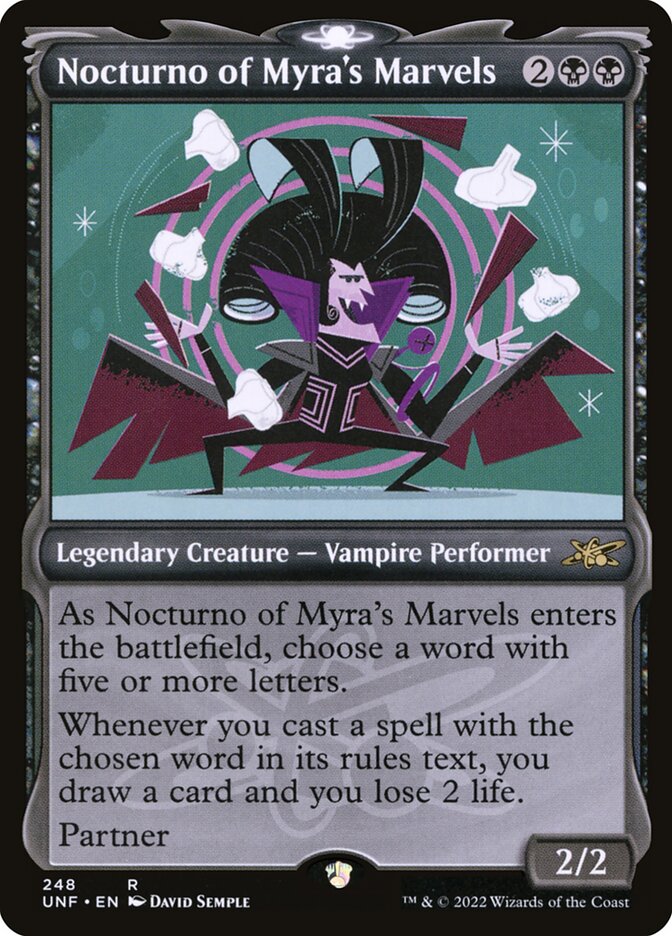 Nocturno of Myra's Marvels - Magic: The Gathering - MoxLand