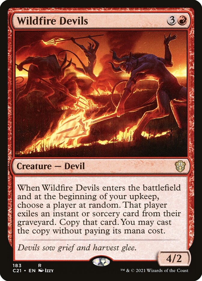 Diabos Incendiários / Wildfire Devils - Magic: The Gathering - MoxLand