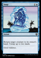 Estalo / Snap - Magic: The Gathering - MoxLand