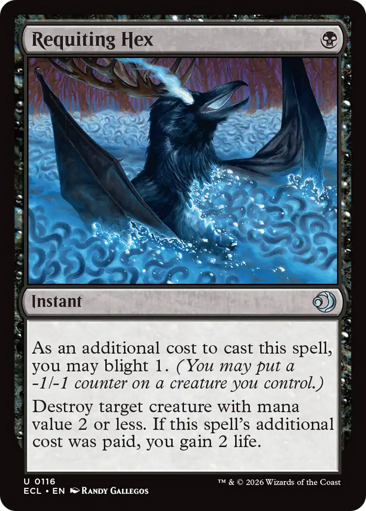 Bruxaria Vingativa / Requiting Hex - Magic: The Gathering - MoxLand
