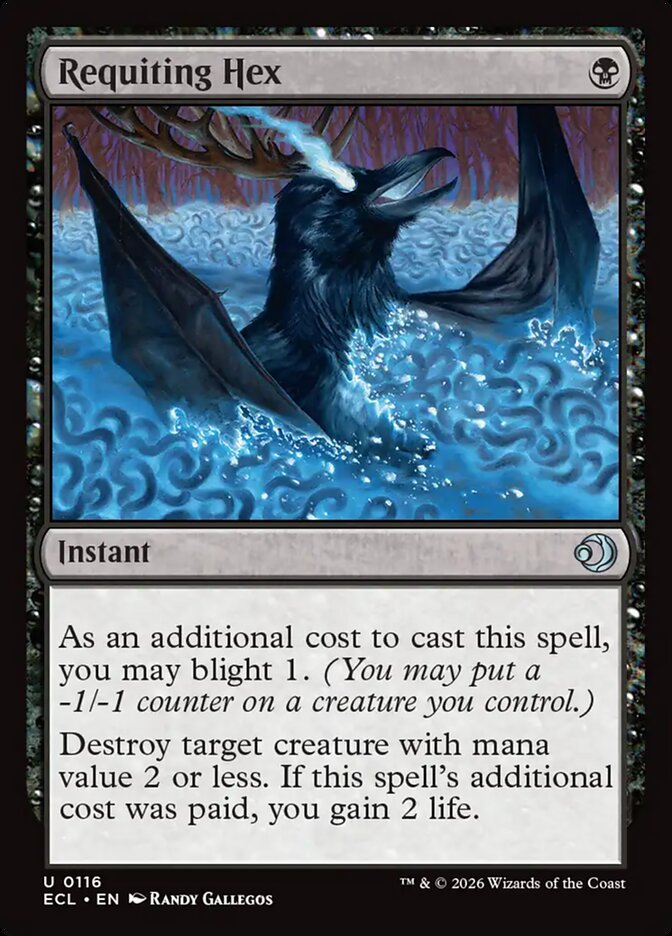 Bruxaria Vingativa / Requiting Hex - Magic: The Gathering - MoxLand
