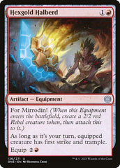 Alabarda de Hexouro / Hexgold Halberd - Magic: The Gathering - MoxLand