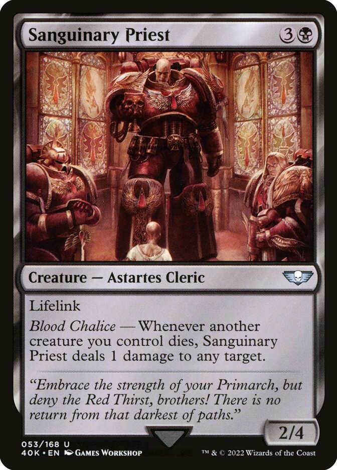 Sacerdote Sanguinário / Sanguinary Priest - Magic: The Gathering - MoxLand
