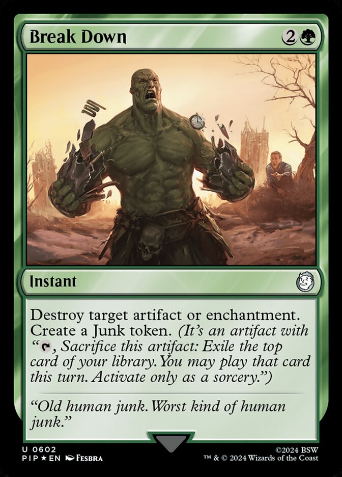 Break Down - Magic: The Gathering - MoxLand