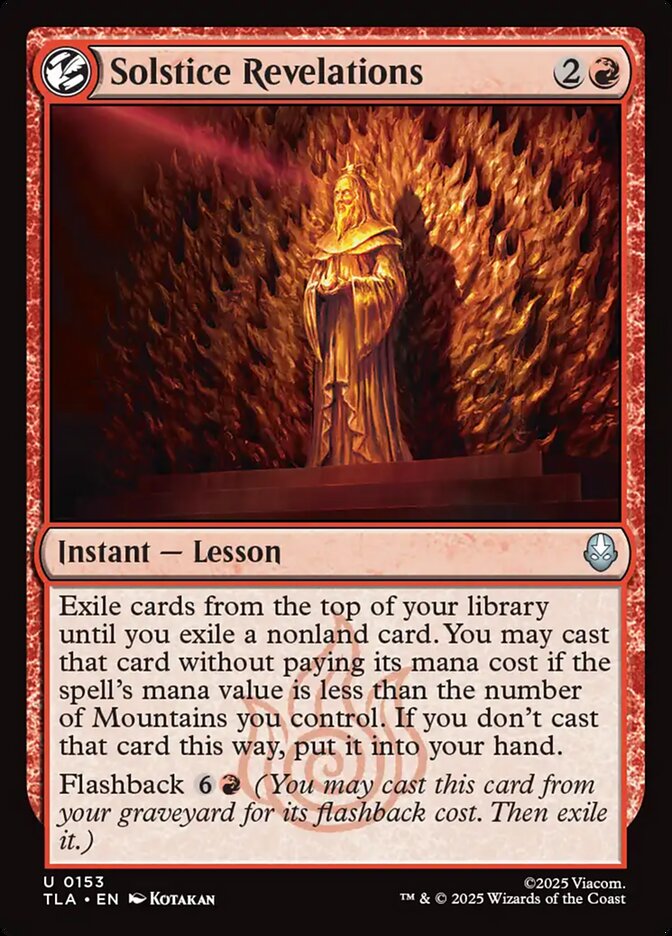 Revelações do Solstício / Solstice Revelations - Magic: The Gathering - MoxLand