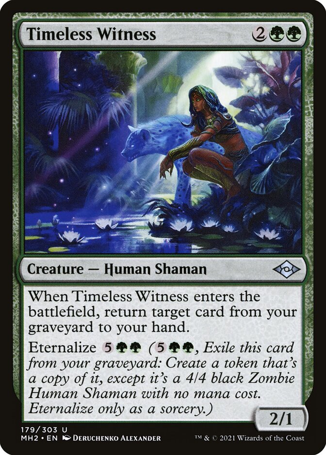 Testemunha Atemporal / Timeless Witness - Magic: The Gathering - MoxLand