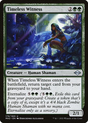 Testemunha Atemporal / Timeless Witness - Magic: The Gathering - MoxLand