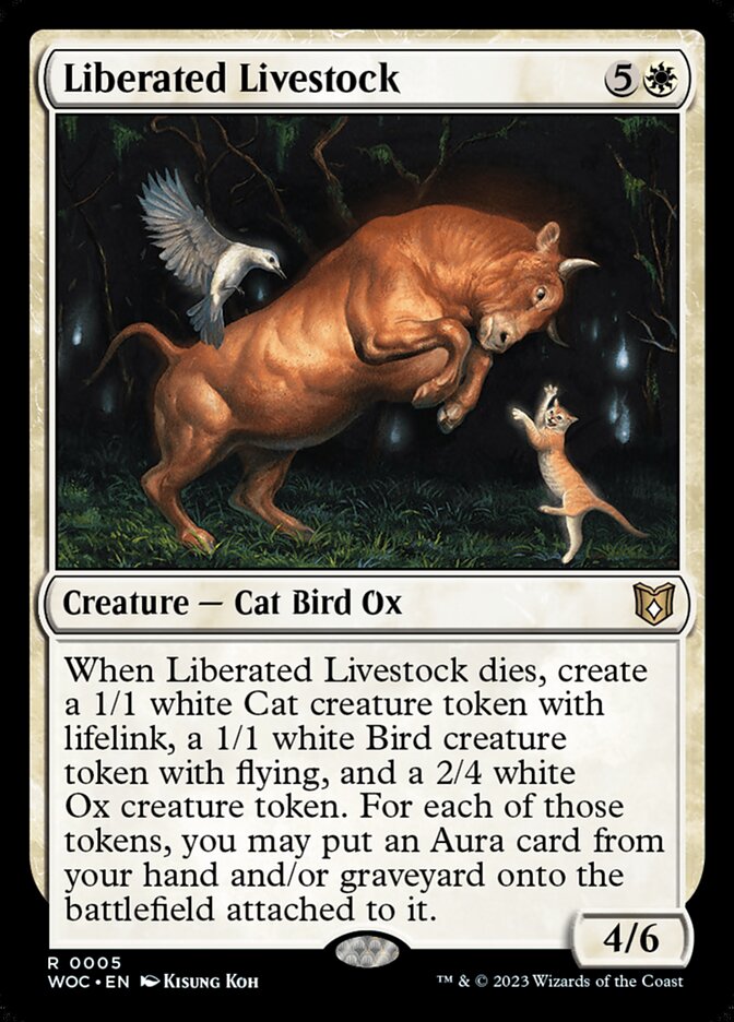 Gado Liberado / Liberated Livestock - Magic: The Gathering - MoxLand