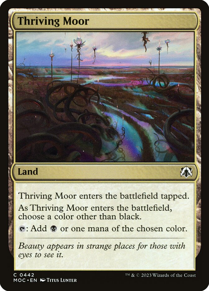 Charco Vicejante / Thriving Moor - Magic: The Gathering - MoxLand