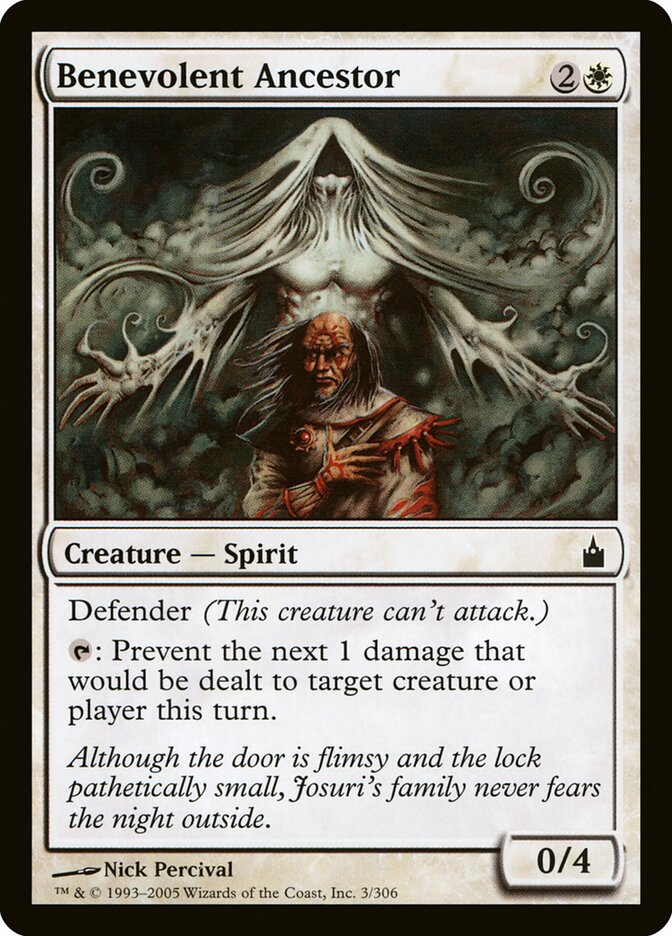 Ancestral Benevolente / Benevolent Ancestor - Magic: The Gathering - MoxLand