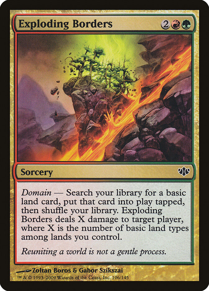 Explosão de Fronteiras / Exploding Borders - Magic: The Gathering - MoxLand
