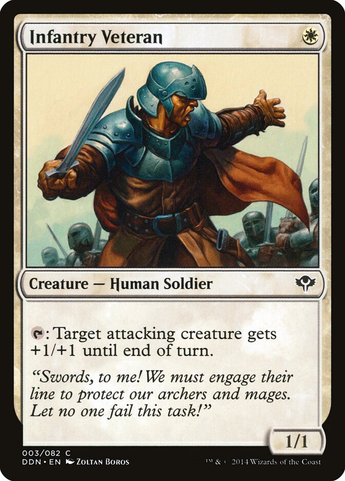 Veterano da Infantaria / Infantry Veteran - Magic: The Gathering - MoxLand