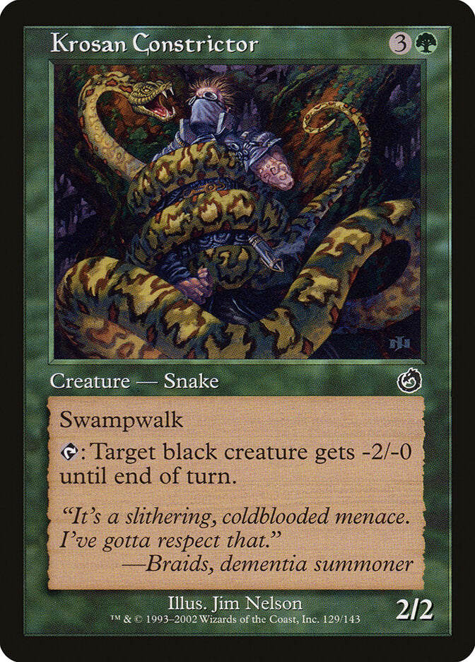 Serpente Constritora Krosana / Krosan Constrictor - Magic: The Gathering - MoxLand
