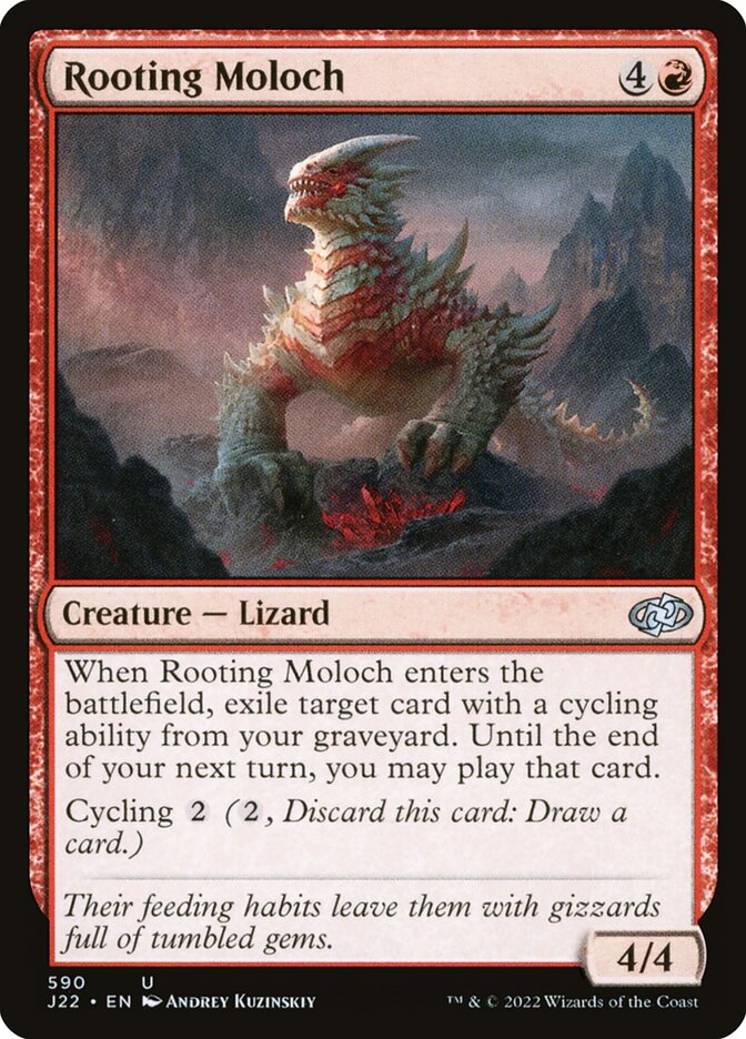 Moloch Escavador / Rooting Moloch - Magic: The Gathering - MoxLand