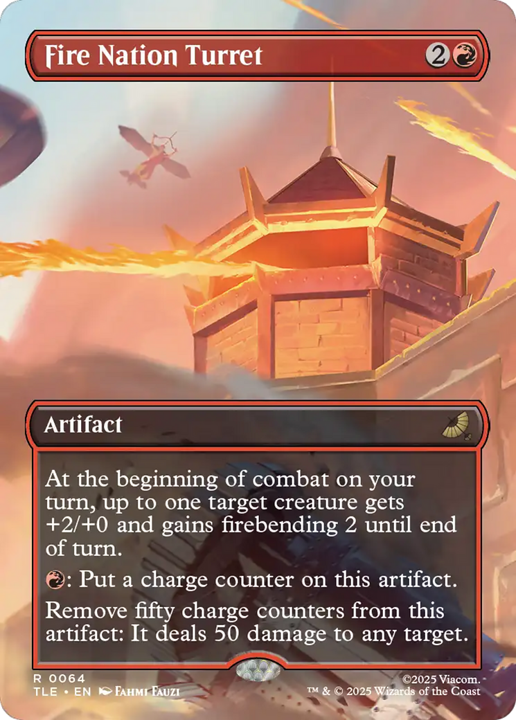 Torre da Nação do Fogo / Fire Nation Turret - Magic: The Gathering - MoxLand