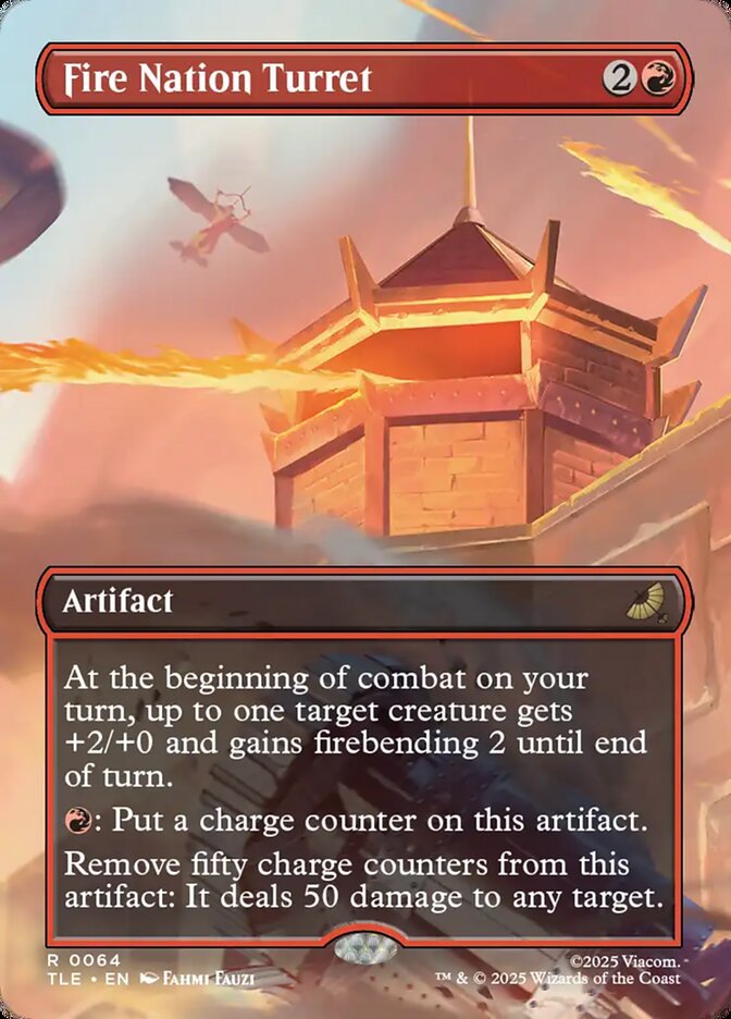 Torre da Nação do Fogo / Fire Nation Turret - Magic: The Gathering - MoxLand