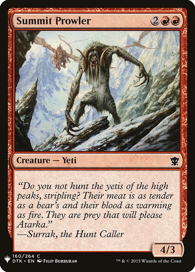 Espreitador do Cume / Summit Prowler - Magic: The Gathering - MoxLand