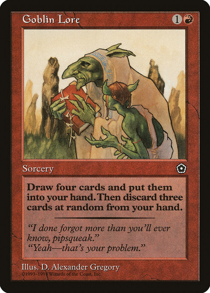 Sabedoria Goblin / Goblin Lore - Magic: The Gathering - MoxLand