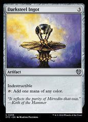 Lingote de Aço Negro / Darksteel Ingot - Magic: The Gathering - MoxLand