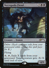 Demônio da Necrópole / Necropolis Fiend - Magic: The Gathering - MoxLand
