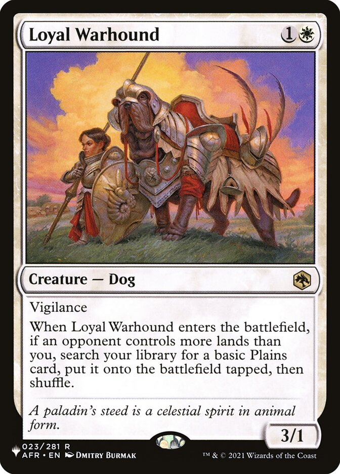 Cão de Guerra Leal / Loyal Warhound - Magic: The Gathering - MoxLand