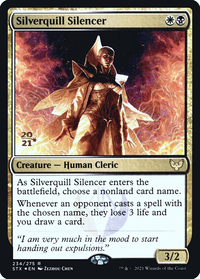 Silenciadora de Platinopena / Silverquill Silencer - Magic: The Gathering - MoxLand