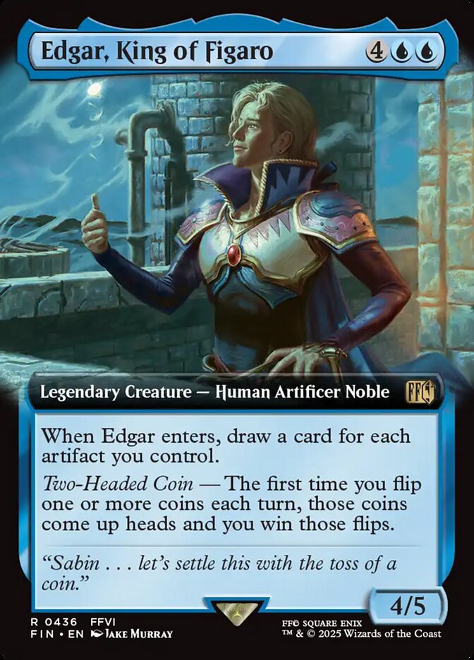 Edgar, Rei de Figaro / Edgar, King of Figaro - Magic: The Gathering - MoxLand