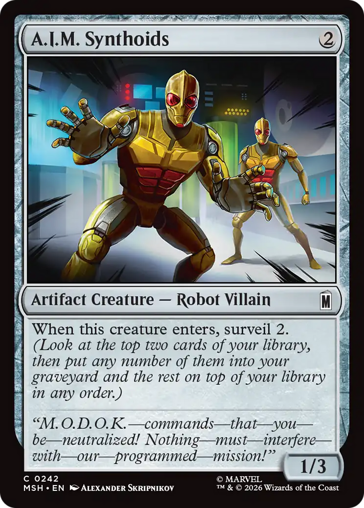 A.I.M. Synthoids - Magic: The Gathering - MoxLand