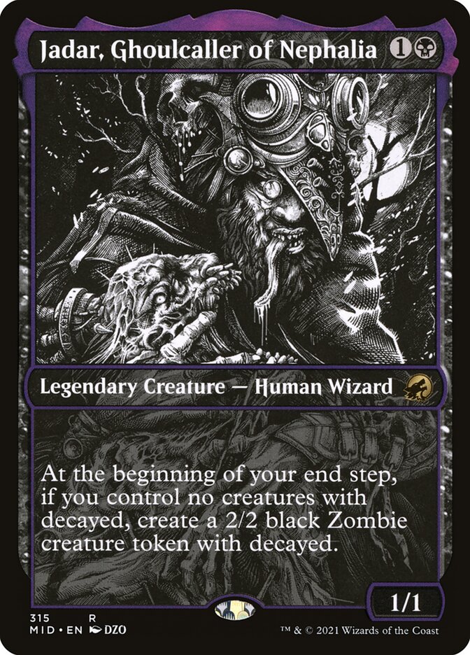 Jadar, Invocador de Carniçais de Nefália / Jadar, Ghoulcaller of Nephalia - Magic: The Gathering - MoxLand
