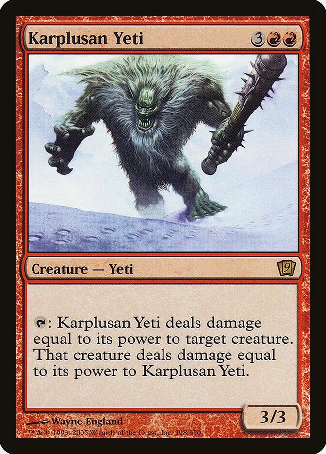 Yeti Karplusano / Karplusan Yeti - Magic: The Gathering - MoxLand
