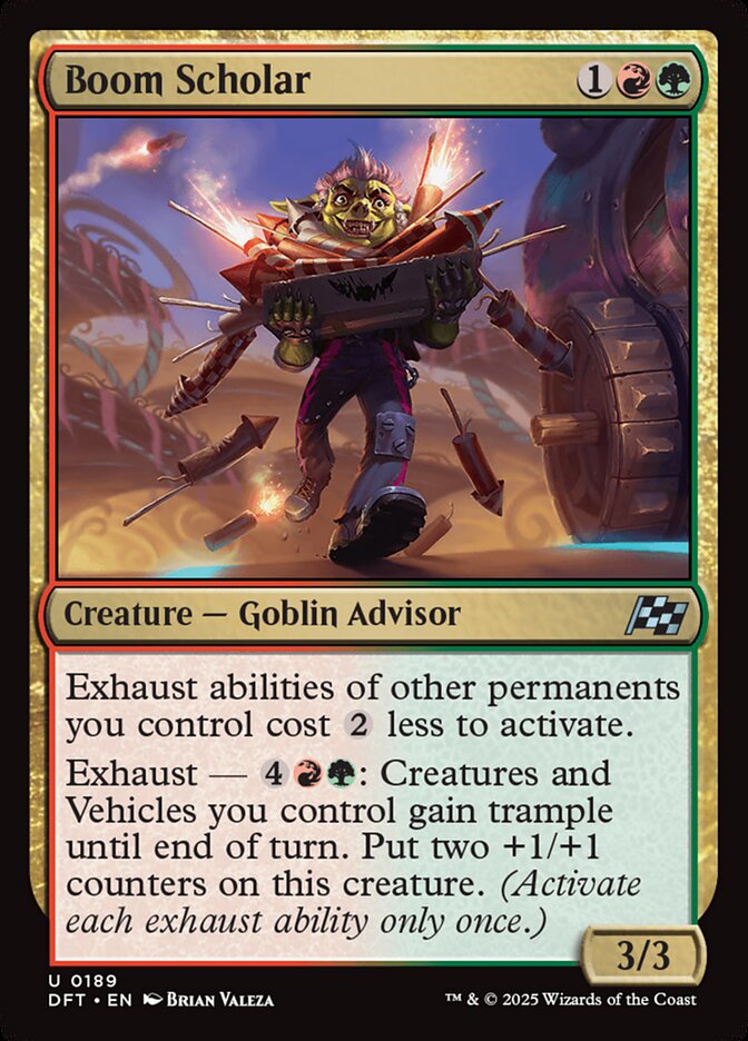Erudita das Explosões / Boom Scholar - Magic: The Gathering - MoxLand