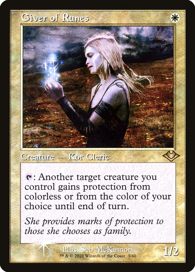 Doadora de Runas / Giver of Runes - Magic: The Gathering - MoxLand