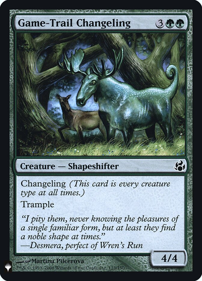 Morfolóide Trilha-de-Caça / Game-Trail Changeling - Magic: The Gathering - MoxLand