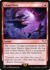 Distorção Caótica / Chaos Warp - Magic: The Gathering - MoxLand