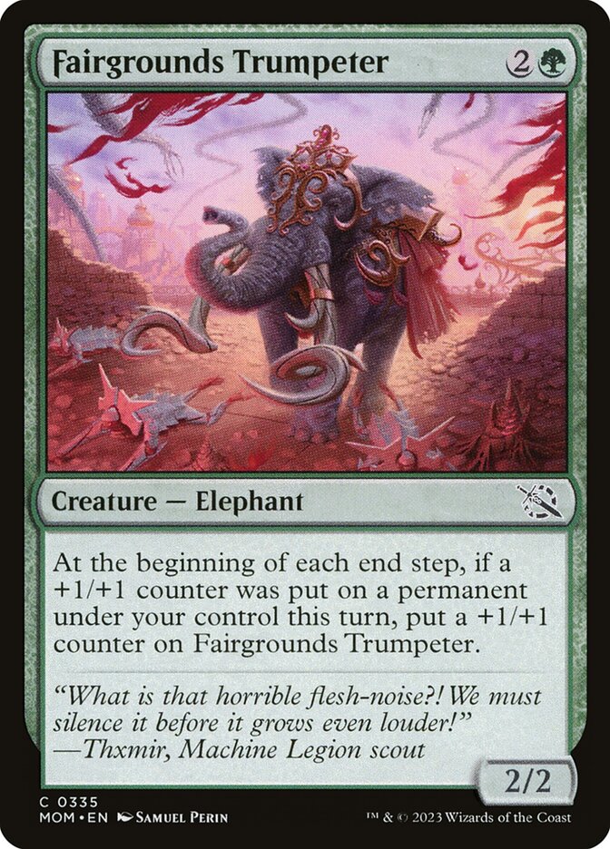 Trompetista da Feira / Fairgrounds Trumpeter - Magic: The Gathering - MoxLand
