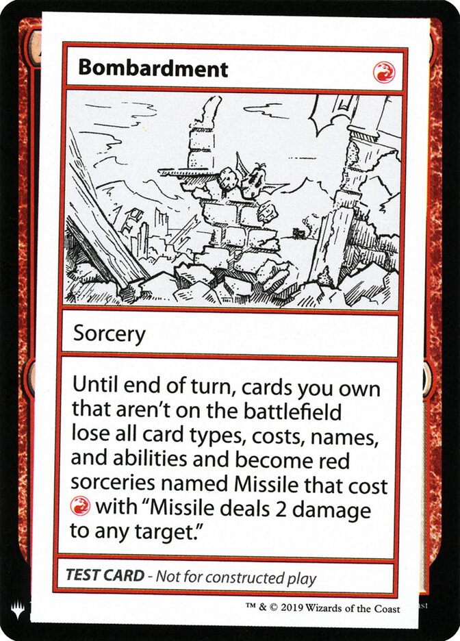 Bombardment - Magic: The Gathering - MoxLand
