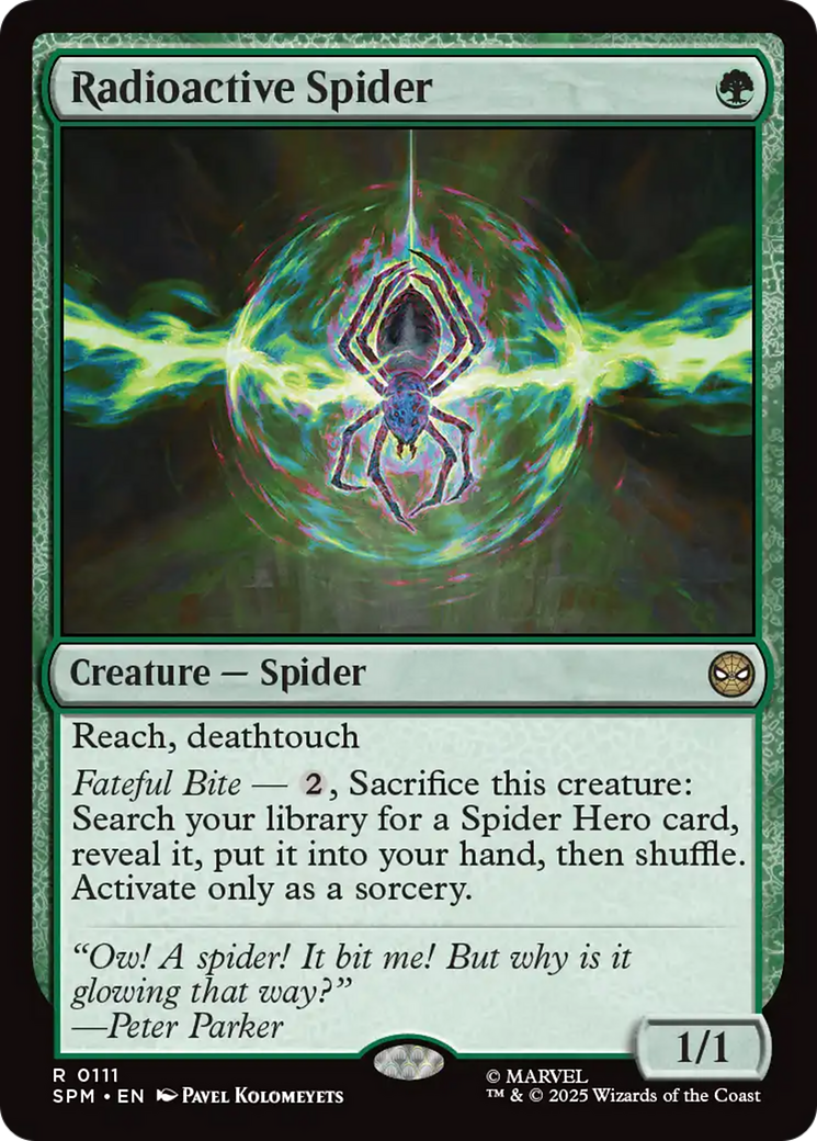 Radioactive Spider - Magic: The Gathering - MoxLand