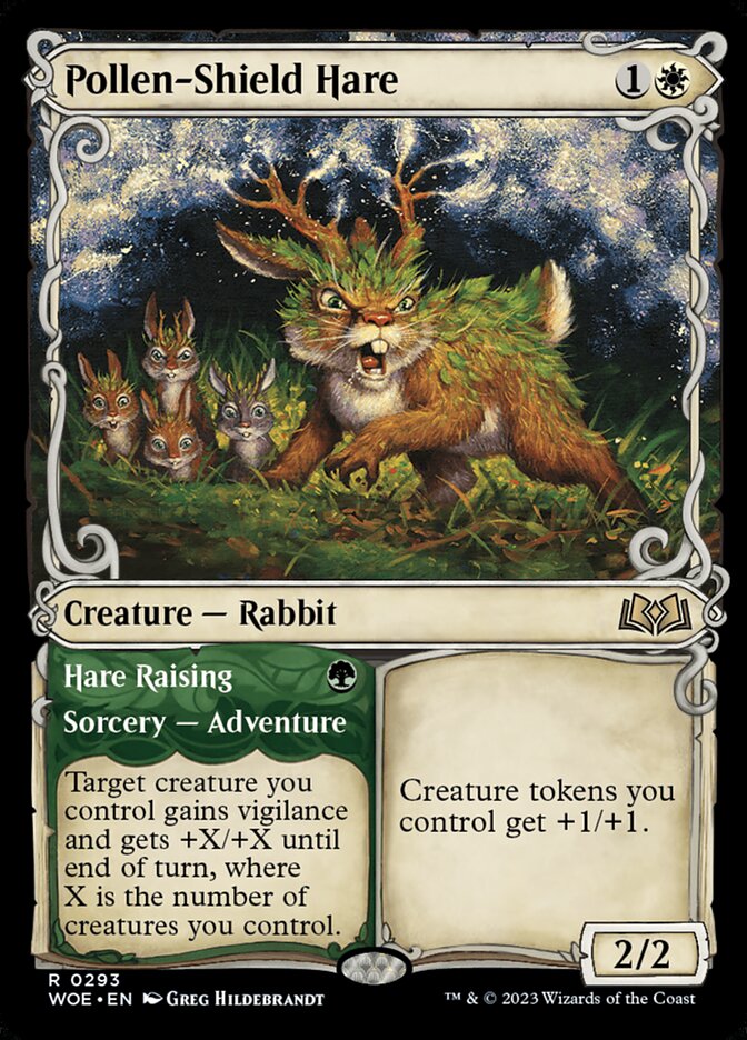 Lebre do Escudo Polínico / Pollen-Shield Hare - Magic: The Gathering - MoxLand