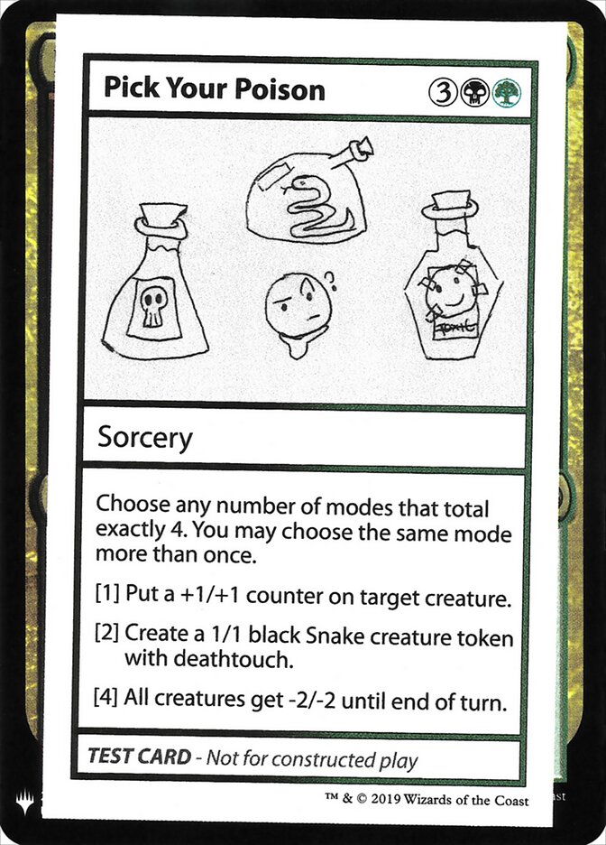 Escolha Seu Veneno / Pick Your Poison - Magic: The Gathering - MoxLand