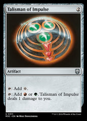 Talismã do Impulso / Talisman of Impulse - Magic: The Gathering - MoxLand