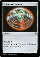 Talismã do Impulso / Talisman of Impulse - Magic: The Gathering - MoxLand